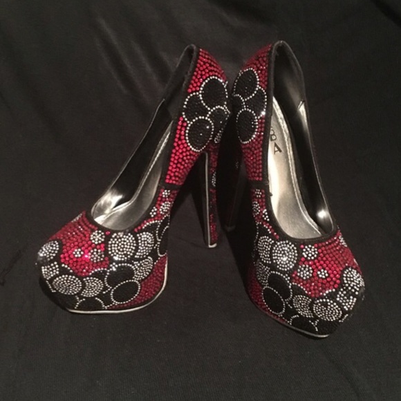Alba Shoes - Alba Heels Rhinestones size 6